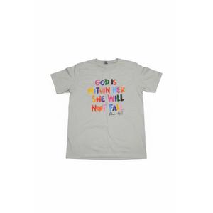 God is Within Her She Will Not Fall T-Shirt S