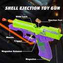 Toy Gun with Automatic Reloading Rebound Shell Ejecting and Soft Foam Blaster, Ideal for Shooting Games, Education Model Toys, Gift for Kids Boys Girls