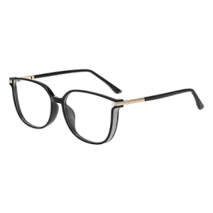 GUDVUE Oversized Blue Light Glasses, Computer Reading/Gaming/Phones Glasses, Anti Glare/UV400/Eye Strain, Large Square Frame