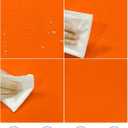 Fokitut 2 Pack Waterproof Square Tablecloth, 52x52 Inch, Stain Resistant and Wrinkle Polyester Table Cloth, Fabric Table Cover for Kitchen Dining, Wedding, Party, Holiday Dinner-Orange