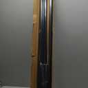 Ivilon Window Curtain Rod End Cap - 1 inch Pole. 120 to 240 Inch. Black