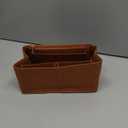 Premium Felt Handbag Organizer Insert for Birkin 25 Bag Scratch Protection Safeguard (Earth Color, BK25)