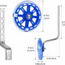 Training Wheels for Kids Bike, 1 Pair LED Flash Bicycle Training Wheels Children's Bicycle Adjustable Stabiliser Support Wheels for 12-20 Inch Kids Boy Girls Bikes
