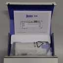 WUBEN X4 EDC Compact Flashlight with RGB Light, 1500 Lumens Mini Flashlight with Tactical Switch and Magnetic, IP68 Portable Pocket Clip USB C Flash Light for Camping, Checking, Emergencies (White)