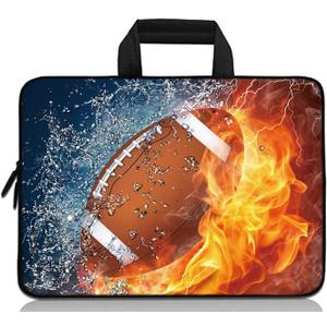 11 in 11.6 12 12.1 12.5 inch Laptop Carrying Bag Chromebook Case Notebook Ultrabook Tablet Cover Neoprene Sleeve Fit Apple MacBook Air Samsung (Rugby Fire)