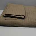 Amazon Basics Brushed Microfiber Quilt Set, Extra Soft with Natural Texture, 3-Piece,King, Brown