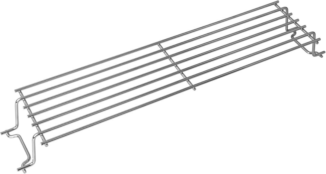 Warming Rack for Weber Spirit I & II 200 Series Upper Grill Grid Rack 69866 Replacement Parts S210 E220 S220 Gas Grills with Up Front Controls Model (2013-Newer) Stainless Steel Cooking Grates
