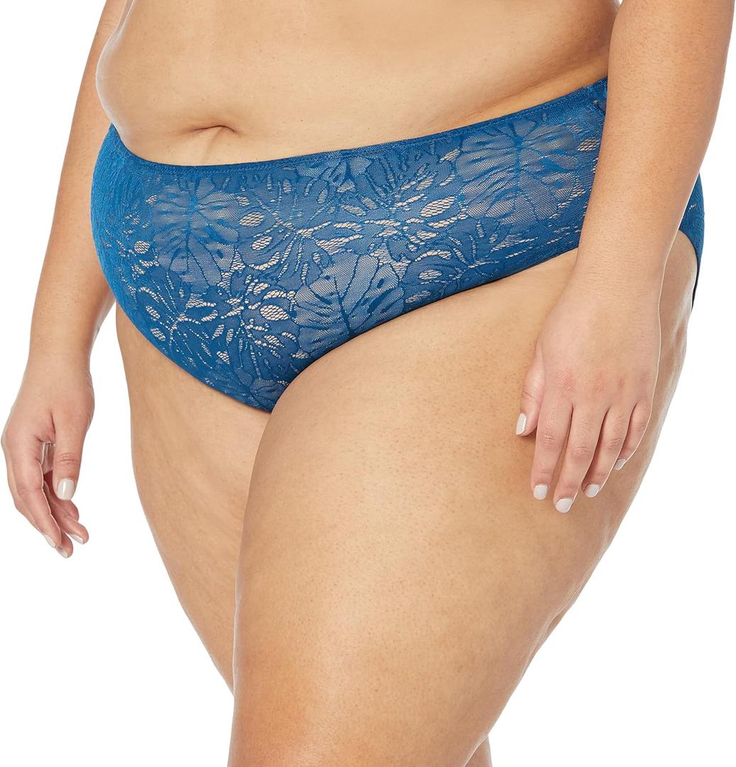 Elomi Women's Plus Size Kelsey High Leg Brief (Petrol), L