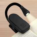 Clip on Book Light, 3 Color Temperatures Stepless dimming Reading Lights for Books in Bed with 360 rotatable Clip-on Reading Light for Travel, Kids & Book Lovers