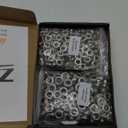 Grommet Tool Kit, Eyelet Tool Multi-Purpose Handheld Manual Hole Punch Rivet Press Plier Crimper 3 Interchangeable Dies with 900 Set 7/32" 5/16" 3/8" Metal Grommets Washers