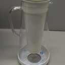 LifeStraw Home Water Pitcher, 7-Cup, White, Glass with Silicone Base, White, for Everyday Protection Against Bacteria, Parasites, Microplastics, Lead, Mercury, PFAS and a Variety of Chemicals