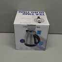 Chefman Stainless Steel Electric Kettle w/ 360 Swivel Base, Auto Shut Off & Boil Dry Protection, BPA-Free Interior and Cool-Touch Handle, 7+ Cup Capacity, 1.7 Liter, 1500W