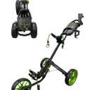 Caddytek CaddyLite 15.3 V2 Golf Push Cart - Lightweight Foldable Aluminum Cart with EVA Wheels, Foot Brake, Adjustable Handle, Umbrella Holder, Drink Holder, Scorecard Holder