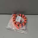 Prong Collar for Dogs - Adjustable Pinch Collar with PVC Coated Strap & Stainless Steel Chain - Safe Dog Training Prong Collar for Large Dogs - Choke Collar with Soft Rubber Tips (Orange)