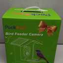 Bird Feeder with Camera Solar Powered, AI Identify & Auto Capture with 32GB Card, 2K HD Live Video Smart Bird Feeder Camera Instant Notifications in Backyard, Gift for Bird Lovers (Green)