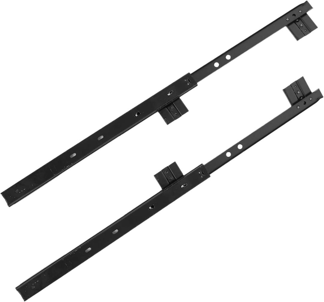 Large Steel Keyboard Tray Slide Rail Adjustable Pull-Out Stand for Office Desk Computer Accessories with Easy Installation and Space-Saving Design