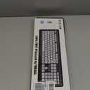 Magnus 325 | Wireless Large Print Full Size Computer Keyboard | High Contrast Black & White Keys | Soft Buttons | Ideal for Visually Impaired, Beginners and Seniors | Plug & Play