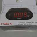 Timex T231G AM/FM Dual Alarm Clock Radio with 1.2-Inch Display and Line-in Jack (Gunmetal) (Black)