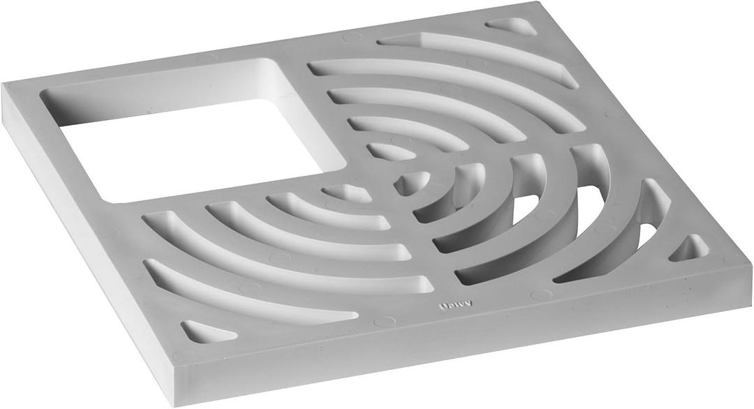 Oatey Floor Floor Sink Three-Quarter Top Grate, 3/4" Pipe Dia., PVC 42752-1