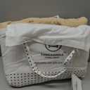 Threadmill Luxury Cotton Blankets for Twin Size Bed | All-Season 100% Cotton Twin Blanket for Bed | Herringbone Soft & Cozy Fall Thermal Blanket, 350GSM, 68x92 inches | Tusk White