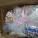 Luxury 36 Pcs Baby Girl Gift Basket Premium Newborn Essentials, Baby Shower Gender Reveal Gifts,Baby Books Blanket Footie Pajamas Portable Diaper Changing Pad,Baby Gift Basket for Girls,Large,Pink