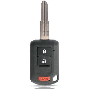 2 PCS Key Fob Replacement Fits for Mitsubishi Lancer 2007-2017 / Outlander 2007-2020 / Outlander Sport 2011-2024 Keyless Remote Control Key Replacement 3 Button FCC ID: OUCJ166N