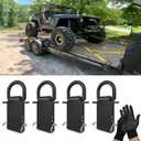 12000lbs Heavy Duty Removable D Ring Stake Pocket tie Down for Utility Trailers and Flatbeds Equipped with Stake Pockets Stake Pocket D-Rings