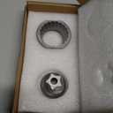 FFDBURR 44.6mm Coffee Grinder Conical Burr Set Compatible For Breville/Sage Espresso Machines Household Electric Coffee Grinder Machine Replacement SUS420 Conical Burr Part Accessories Maintenance