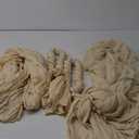 FEXIA 10 Pack Beige Gauz Table Runner 35x120 Inches Ivory Cheesecloth Rustic Boho Table Runner for Bridal Shower Wedding Party First Communion Centerpiece Engagement Rustic Boho Decoration