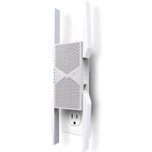 TP-Link BE10000 Wi-Fi 7 Range Extender RE653BE | 10 Gbps Tri-Band Wireless Repeater | 2.5 Gbps Ethernet Port | Internet Signal Booster for Home | Up to 2800 sq.ft, 128 Devices | 6 GHz, MLO, EasyMesh