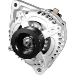 11390N New Alternator Replacement for 2.4L Honda Accord 2008-2012, Acura TSX 2009 2010 2011 2012 2013 2014, 130A, 12V, 7-Groove Pulley, 11390, 1042105890, 12870