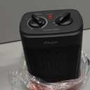 Space Heater, 1500W Electric Heaters Indoor Portable with Thermostat, PTC Fast Heating Ceramic Room Small Heater with Heating and Fan Modes for Bedroom, Office and Indoor Use (10IN)