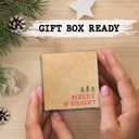 2 x Farmhouse Christmas Ceramic Ornaments - Holy Cow, Goat, Chicken Farmhouse Animals Decoration Hanging Tree - Merry Xmas On The Farm Ornament