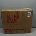 ALPHA CAMP Stadium Seat Chair for Bleachers with Back & Arm Rest (Black Grey-2pcs)