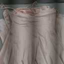 Summer Satin Spaghetti Strap Cowl Neck Backless Midi Dresses for Women Elegant Tie Low Back Ruched Cocktail Dress, Size XS, Pink