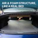 Lost Horizon Air & Foam Camping Mattress for Tesla, Self Inflating Sleeping Pad, 4.5" Thick, R-Value 13, Model 3, Model 3 Standard - Mattress Only