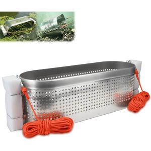 Multi-Purpose Pond Skimmer Debris Collector, Floating Debris Pond Skimmer