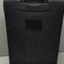 U.S. Traveler Rio Lightweight Softside Rolling Carry-on Suitcase, 4-Wheel Set, Black