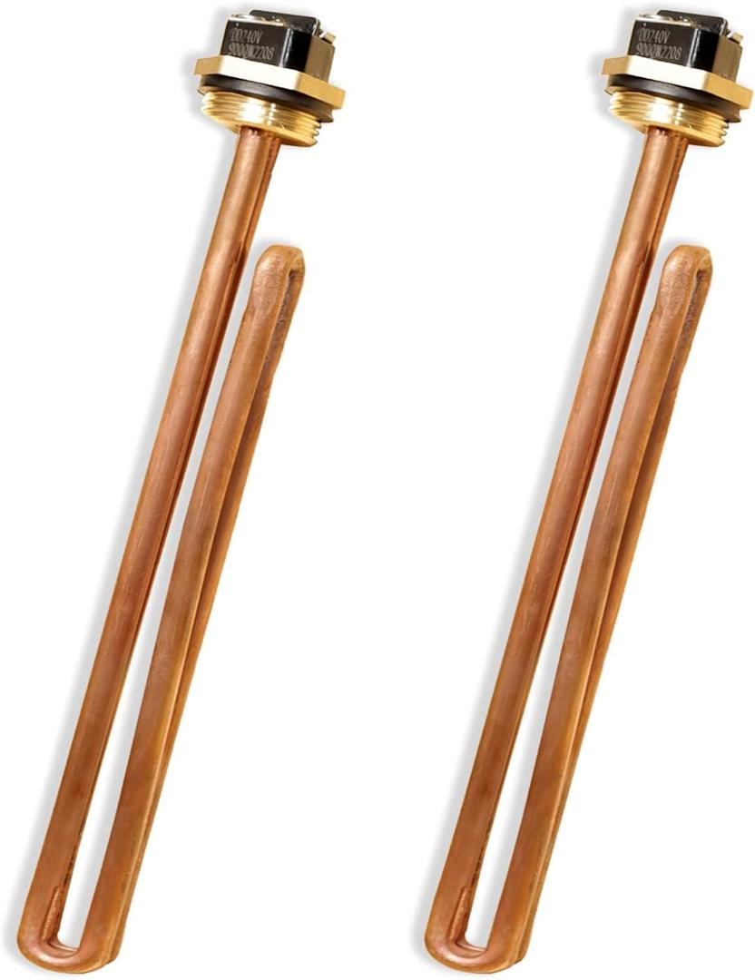 HE 90240 Water Heater Element 2PCS Compatible with Ecosmart ECO 18/24/27/36, 9KW 240V Tankless Water Heater Element HE 80240 Replacement for iHeat Replaces He80240 RC04709024S SGB-2903 HA-P004 HA-P005