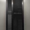 Premier Louver Exterior Decorative Shutter, Black - 15 x 59 Inch, Pack of 2