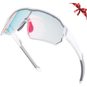 ROCKBROS Photochromic Sports Kids Sunglasses For Boys Girls Children Youth MTB Biking Sunglasses for Kids Ages 8 to 14