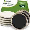 Furniture Sliders for Carpet 8 PCS - 3 1/2 inch Furniture Moving Slider Chair Legs Floors Protectors Move Your Furniture Easy & Safely(for Carpet)