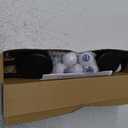 JOYIN Halloween Decorations Outdoor Solar Scary Eyeball Lights, 2 Pcs 12LEDs Warm Pathway Yard Stakes, Waterproof Firefly Lights for Halloween Graveyard Yard Garden Patio Walkway Party