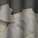 Fitable Ivory Tablecloths for 6-8 Foot Tables, 6 Pack - 70 x 120 Inches - Reusable and Washable Table Clothes, Polyester Fabric Table Covers for Wedding, Party, Banquet