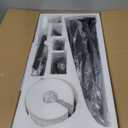 Ceiling Fans with Lights, 56 inch Low Profile Ceiling Fan with Light and Remote Control, Flush Mount, 3CCT, Dimmable, Quiet Reversible Motor, Black Ceiling Fan for Bedroom Indoor/Outdoor Use