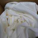 Full-Ivory Solid Wrap Around Bed Skirt for with Adjustable Elastic Belt, 100% Organic Cotton Dust Ruffles Soft and Silky Easy Fits Up to 16" Drop Length Bed Frame Cover 600 Thread Count