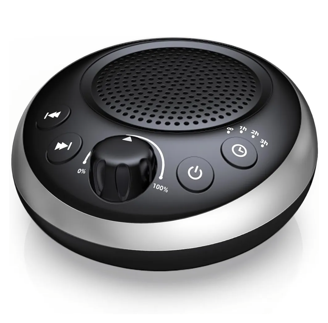 Sound Machine Loud White Noise Machine Nonstop Brown Noise Sleep Machine 30 Soothing Sounds for Baby Kids Adults Pink Noise Sounds Machine 36-Level Vol 4 Timer Memory Function for Home Travel Office