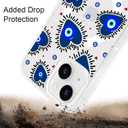 Love Heart Magnetic Case for iPhone 14 with MagSafe Wireless Charging Clear Cute Eye Painting Girls Woman Soft Slim TPU Anti-Scratch Shockproof Protective Case