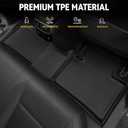 Floor Mats for Lexus RX350/RX350H/RX500h 2023-2026, All Weather Floor Mats Trunk Cargo Liner with Backrest Protectors and Door Sill Guards Accessories, Full Coverage Set (Not fit RX450h & PHEV)