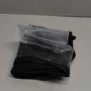 STARGAZ Clear PVC luggage cover, No Disassembly Suitcase Covers, 20 inch Zippered Luggage Cover, Waterproof carry on cover protector, luggage covers for suitcase TSA approved (Black, 22)